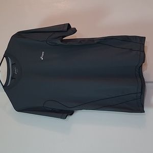 Asics Men's Grey athletic shirt size Large